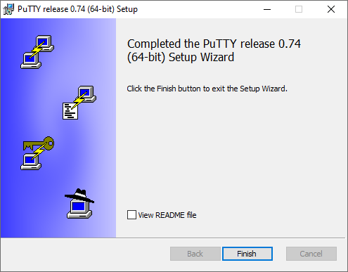 Finish /images/putty-xming/putty-3.png